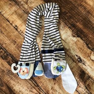 NWOT Nautical Infant Activity Scarf